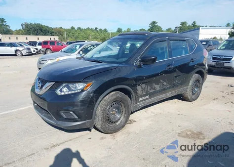 2016 Nissan Rogue S z USA, uszkodzony, nr VIN 5N1AT2MV6GC882910